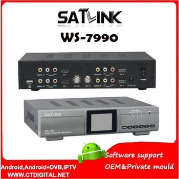 SATLINK WS-7990 DVB-T, 4 Maršrutas HD MI moduliatorius Skaitmeniniu RF moduliatorius 1080P MPEG4, DVB-T Moduliatorius
