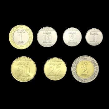 Saudo Arabija 2016 pilnas Komplektas 7 Naujus originalius Originalus Monetų Realių Rinkti Išdavimo Monetos Unc Aisa