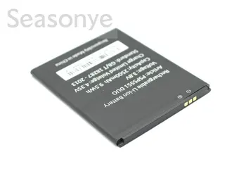 Seasonye 2500mAh / 9.5 Wh PSP5551 DUO Bateriją + Universalus Kroviklis Prestigio Malonės S5 LTE PSP5551 DUO PSP 5551 DUO