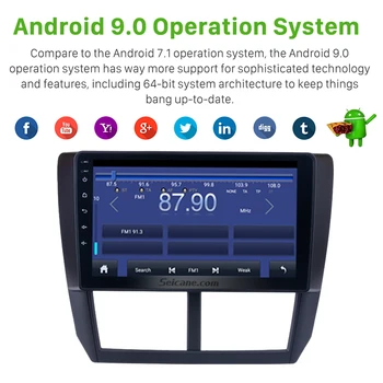 Seicane 9 Colių 2din Android 9.0 Automobilio Radijo Subaru Forester 2008 M. 2009 M. 2010 M. 2011 m. 2012 Galvos Vienetas Wifi 3G Multimedijos Grotuvą su GPS