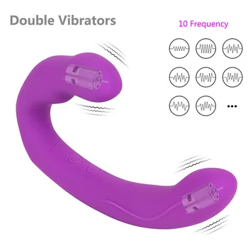 Sekso reikmenų Parduotuvėse Stebėjimo Dirželis Dildo Vibratorius skirtas Moteriai, 10 Greičio G Spot Klitorį Stimuliuoja Dviguba Vibracija Suaugusiųjų Sekso Žaislai Moteris