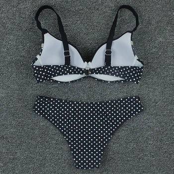 Seksualus Bikini 2021 Push Up maudymosi kostiumėlį Moteris maudymosi Kostiumėliai Moterims, Juodas Bikini Komplektas Plaukimo Dėvėti Maudymosi Kostiumą Moterų Maudymosi Biquini