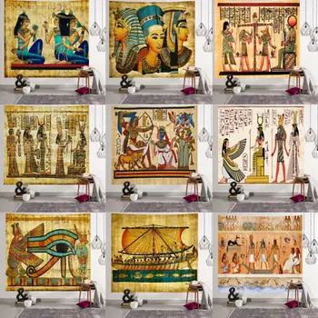 Senovės Egipto Egipto Gobelenas Sienos Kabo Namų Bendrabučio Dekoro Lovatiesė Mesti Menas Namų Dekoro