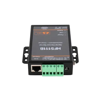 Serial port RS232 RS485 RS422 prie Ethernet server konverteris konversijos HF5111B Paramos TCP/IP/Telnet/Modbus protokolas