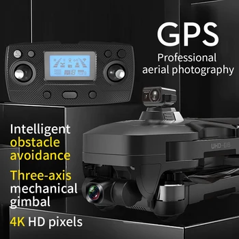 SG906 Pro3 Profesionalus Antenų RC Drone 4K Platus Kampas, HD, Sulankstomas Quadrotor Aukštos Hold Režimu GPS Wifi Vienu paspaudimu Grįžti Sraigtasparnis