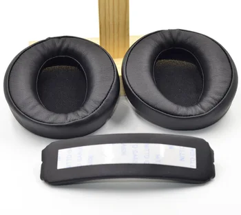 SHELKEE Pakeitimo Atminties putos PU odos Ausų pagalvėlės pagalvėlės, Ausų Padengti Remonto dalių Sony MDR-XB950 XB950 BT