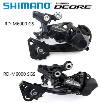 Shimano Deore RD M6000 m4100 SGS Šešėlis 2x10/11 greitis Galiniai Derailleur m6000 GS SGS MTB Kalnų dviračių Derailleurs