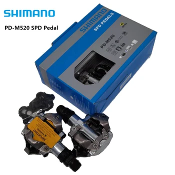 Shimano PD-M520S SPD Pedalų MTB Kalnų Dviračių Savaiminio Fiksavimo Clipless Pedalai SU Trinkeles PD22