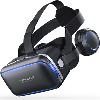 Shinecon 6 VR Ausines Profesinės Virtualios Realybės Telefono Žaidimų Akinius VR Ausines Išmaniųjų Akinių 