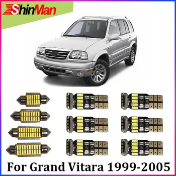 ShinMan 13X LED AUTOMOBILIŲ Lengvųjų Automobilių LED Vidaus reikalų Automobilių apšvietimas, Skaitymo Apšvietimas Suzuki grant Vitara LED Interjero Šviesos ki1999-2005