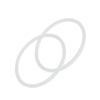 Silicone Sandarinimo žiedas slėgio viryklė 22 cm, vidinis skersmuo-2 vienetų, skaidri