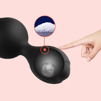 Silikono butt plug analinis kaištis nustatyti analiniai rutuliukai rutuliukai dilator sekso žaislai moters intymių erotinių prekių Metalo Kamuolys Viduje treneris žaislas