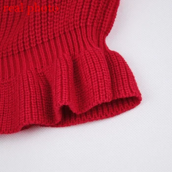 Simenual Raukiniai moterų roláky megztiniai rudens žiemos 2021 megztų drabužių mados seksualus pasėlių lady ' s megztinis (puloveris) pardavimas