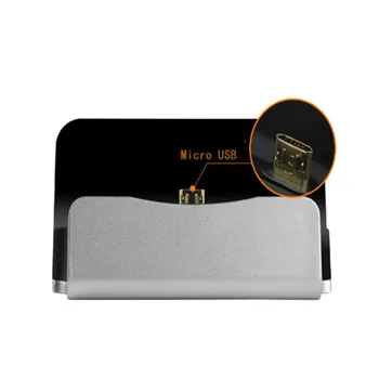 Sinchronizuoti Duomenis Micro USB C tipo Greito Įkrovimo Dokas įkroviklis Stotis 