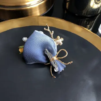 SINZRY naujas originalus rankų darbo natūralių gėlavandenių perlų coiling Sagė pin konservuoti rožių gėlių segė moterų
