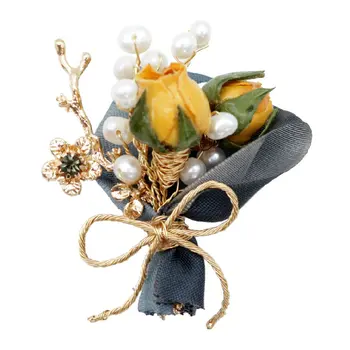 SINZRY naujas originalus rankų darbo natūralių gėlavandenių perlų coiling Sagė pin konservuoti rožių gėlių segė moterų