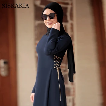 Siskakia Kuklus Musulmonų Abaja Suknelė Moterims Rudenį 2020 arabų Vakare Nešioja Maroko Dubajus Qtar Turkija, Malaizija, Drabužiai Nauji
