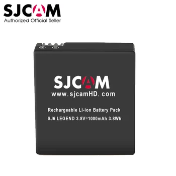 SJCAM SJ6 Priedai 1000mAh Li-ion Papildoma Baterija Neprivaloma Dual Įkroviklio SJ6 LEGENDA SJ6 Oro Sporto Actioin Fotoaparatas