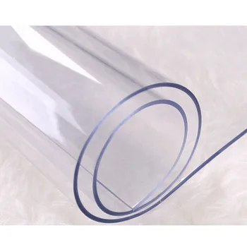 Skaidri PVC Lenta Kieto Plastiko Lapo Plonos Skardos Storis 0.4 mm-4mm