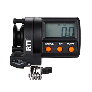 Skaitmeninis Žvejybos Linija Counter Elektroninių 999M Clip-on Deepth Indikatorius su LED Skaitmeninis Ekranas-Kalmarai Valtis, Žvejybos Įrankiai