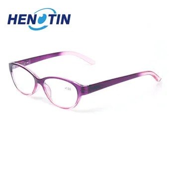 Skaitymo akiniai Pavasario Vyrių Plastiko, skaidraus Lęšio Eyewears Mados Vyrų ir Moterų Skaitytojų Presbyopia akinių Dioptrijų 0.5 600