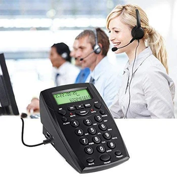 Skambučių Centro Telefono su Triukšmas Atšaukimas Ausinės Home Office Telefonu, Klientų Aptarnavimas