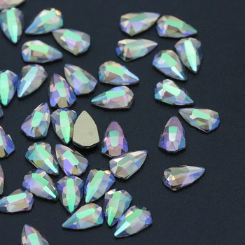 Skydo formos Cirkonio appliques šviečia Butas nugarą amatų akmuo deimantas nagų dailės karoliukų dekoravimo papuošalai, rankų formavimo