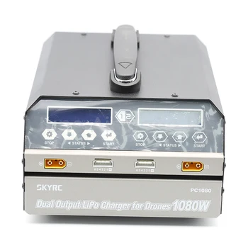 SKYRC PC1080 Lipo baterijos kroviklis 1080W 20A 540W*2 Dual Channel Ličio Baterijos Kroviklis žemės ūkio drone UAV