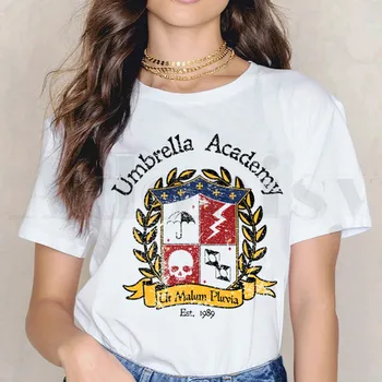 Skėtis Akademijos Simbolis Cha Diego Vanya T Marškinėliai, moteriški marškinėliai trumpomis Rankovėmis Moteriška Viršūnes Tees Harajuku 
