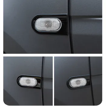 Smart 453 fortwo nerūdijančio plieno posūkio signalo dekoratyvinis rėmelis lapų valdybos automobilių lipdukai, auto dalys, modifikacijos, automobilių stilius