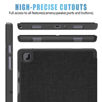 Smart Case for Samsung Galaxy Tab A7 10.4 colių,Minkštos TPU Galinio Dangtelio Samsung Tab A7 Tablet Atveju