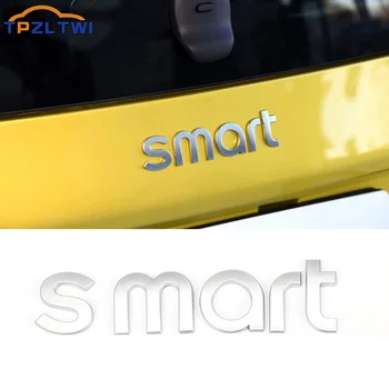 Smart Logo Lipdukai Automobilio Galiniai Kamieno Ženklelis Emblema Smart Fortwo Forfour 450 451 453 Crossblade Kabrioletas Miestas-Roadster Coupe