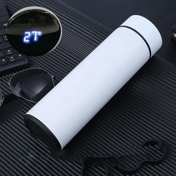 Smart Termosas Puodelio Vandens Termometras, Nerūdijančio Plieno LED Ekranas Temperatūra Verslo Dovanų Kūrybos Termosas Vandens Butelis Virdulys