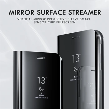 Smart Veidrodis Telefoną Atveju Xiaomi Mi 9T 6 6X 8 9 SE A2 A3 Lite Sumaišykite 2 Max 3 CC9 Redmi 10 Pastaba 9S 8 8T 7 9 6 5 5A K20 Pro Dangtelį