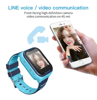 Smart Žiūrėti vaikams SOS IP7 Vandeniui 4G+WIFI+GPS Vietos Tracker Dviejų krypčių Pokalbių Smartwatch, skirta 