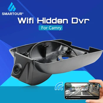 Smartour Car Dvr HD 1080P Brūkšnys Kamera ios/android Wifi Vaizdo įrašymo Dvigubo Objektyvo galinio vaizdo Toyota Camry XV70 2018 2019 skaitmeniniai vaizdo įrašymo įrenginiai