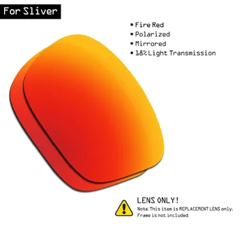 SmartVLT, Poliarizuota Akiniai Pakeitimas Objektyvai už Oakley Skiedra - Ugnies Raudona