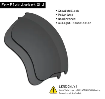 SmartVLT, Poliarizuota Akiniai Pakeitimas Objektyvai už Oakley Flak Jacket XLJ - Stealth Black