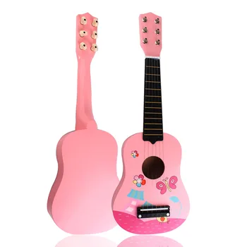 SOACH 21inch ukulėle Sopranas rankų darbo fingerboard rožinė kūno Gitara, 6 stygų gitara pradedantiesiems priemonė unisex