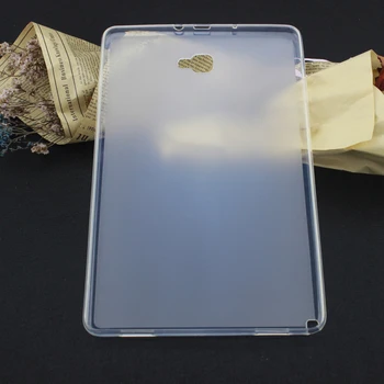 Sof TPU Tablet Case Cover For Samsung Galaxy Tab A6 10.1 S Pen 2016 P580 P585 SM-P580 SM-P585 skaidrus Apsauginis Apvalkalas