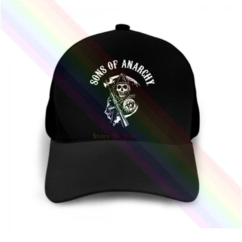 Sons of Anarchy Klasikinis Logotipas 2020 Naujausias Juoda Populiarus Beisbolas Bžūp Skrybėlės Unisex