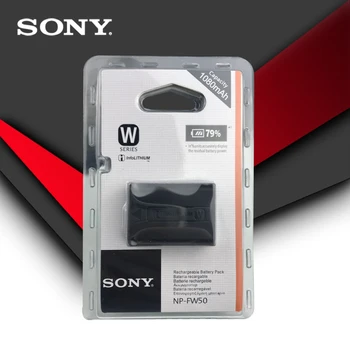 Sony Originalaus NP-FW50 NP FW50 NPFW50 Baterija NEX-7 NEX-5R NEX-F3 NEX-3D Alfa a5000 a6000 Alpha 7 a7II