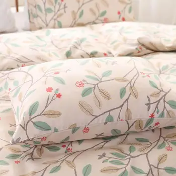 Spausdinti šalikas patalynės komplektas Queen King lova set Home antklode padengti nustato Patalyne, Antklodė Padengti Pagalvės užvalkalą namų tekstilės