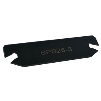 Spb26-3 Atsiskyrimas Griovelį Cut-Off Ašmenys Įrankių Laikiklis 26Mm + 10vnt Gtn-3 Sp300 Aukso Cutter Įdėklai, Tekinimo Įrankiai
