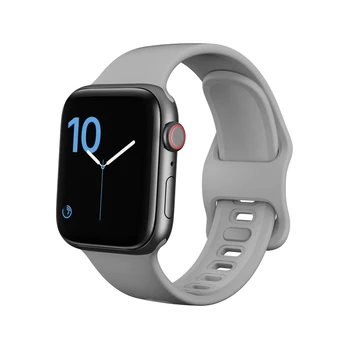 Sporto silikono dirželis Apple watch band 44mm 40mm 42 38mm Kvėpuojantis watchband correa apple žiūrėti serija 3 5 6 4 SE iwatch