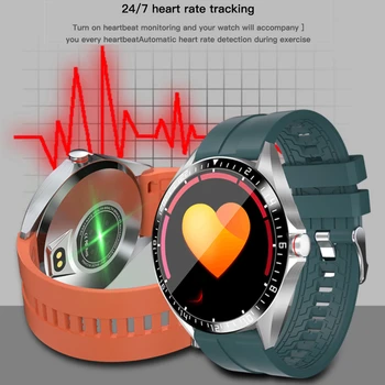 Sporto Smart Žiūrėti Kūno Temperatūra IP68 Vandeniui Vyrai Žiūrėti, Širdies ritmas, Kraujo Spaudimas GW16 Smartband