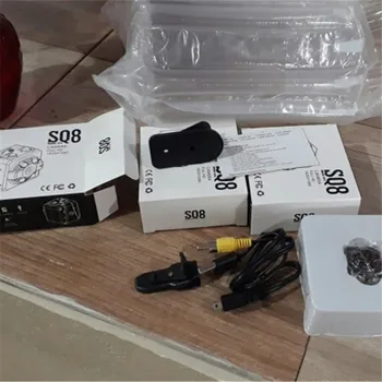 SQ8 Mini Kamera 1080P 720P HD Mažas fotoaparatas sporto lauko infraraudonųjų spindulių naktinio matymo full HD oro recorder DV Vaizdo mini kameros