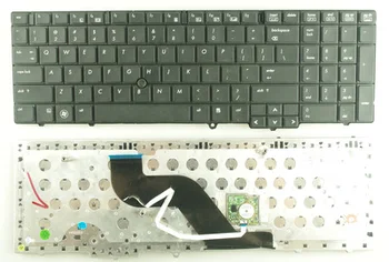 SSEA Naujas nešiojamas US Klaviatūra su ištiestu lazdos HP EliteBook 8540 8540P 8540W