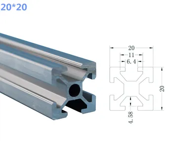Standartiniai Aliuminio Štampavimo profilis vieno / vienos double / trijų tarpsnių Aliuminio Juostelės parama Robotas Dalys, Priedai