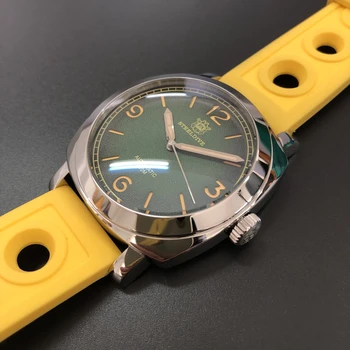 STEELDIVE 1938 Dive Laikrodžiai Mens Mechaninė 42mm Plieno Automatinis laikrodis Lydinio Bezel Sapphire Kristalas C3 Šviesos Nardymo žiūrėti vyras